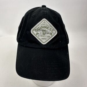 Guiness St Patricks Day 2016 Hat Strap Back Baseball Black Patch